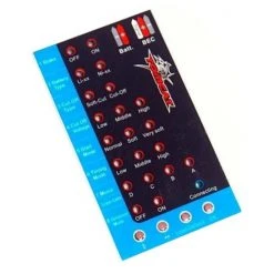 Dynam Tomcat Skylord ESC Programming Card - Essential Spare & Upgrade for Dynam RC Models