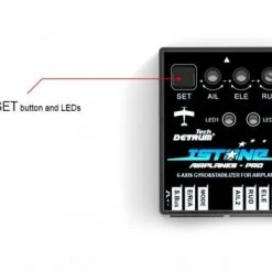 Dynam Detrum Istone Pro 6-Axis Aircraft Stabilizer with ABS System - High-Performance Gyro for RC Models -Dynam Sales Store DTM G002 2