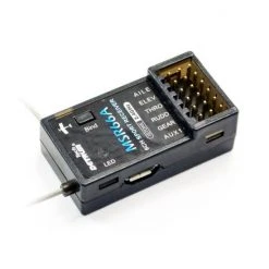 Dynam Detrum Msr66A 6Ch 2.4G Mini Receiver with Lstone Stabilizer for Dynam P51 Mustang 1200