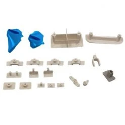 Dynam C188 Plastic Parts (Blue) - Spares & Upgrades for Dynam Cessna 188 1500