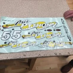 Dynam Pitts Decal (Red) - CLEARANCE SALE | Dynam Peaks Extreme 1200 Spares & Upgrades