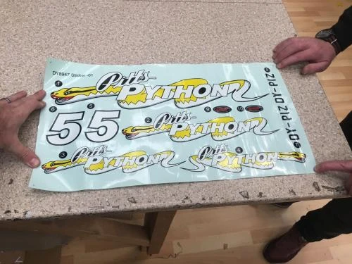 Dynam Pitts Decal (Red) - CLEARANCE SALE | Dynam Peaks Extreme 1200 Spares & Upgrades 3 Dynam Pitts Decal (Red) - CLEARANCE SALE | Dynam Peaks Extreme 1200 Spares & Upgrades