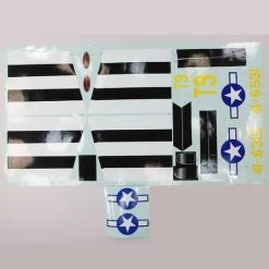 Dynam C47 Dakota Twin Raf Decal (Green) – High-Quality Spare Part for 1470mm Model