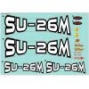 Dynam Sukhoi Su26M Decal - High-Quality Spare & Upgrade for Dynam Sukhoi Su-26m 1200 -Dynam Sales Store DYN SU 10 x