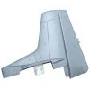 Dynam T28 Trojan Vertical Stabilizer (Grey) | Spares & Upgrades for Dynam T28 Trojan 1270 -Dynam Sales Store DYN T28 03 GREY x