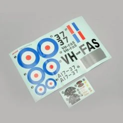 Dynam Tiger Moth Decal | High-Quality Replacement Sticker for Dynam Tiger Moth 1270