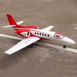 Dynam Cessna 550 Turbo Jet V2 1180mm ARTF Red - Ready-to-Fly RC Plane