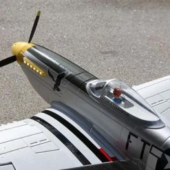 Dynam P51 Mustang 1200mm ARTF V2 - Silver | High-Performance RC Plane Kit -Dynam Sales Store DYN8939V2SV 6
