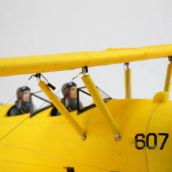 Dynam PT-17 Stearman 1300mm ARTF RC Plane - Yellow | Ready-to-Fly Model Aircraft -Dynam Sales Store DYN8977YLPNP 8